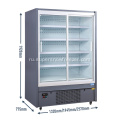 Коммерческий дисплей для напитков Cooler Double Door Freezer